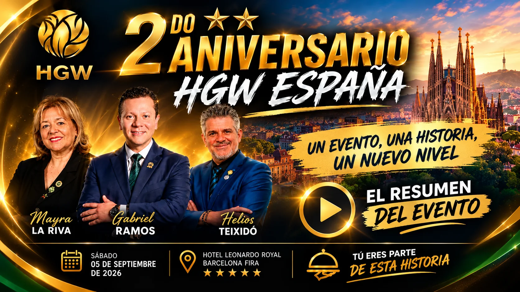 ✨ Revive el 2º Aniversario HGW España ✨